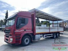 Trinacria Autoveicoli S.r.l. Autocarro Camion Furgone Iveco 260S48 cassone con centina e telo 3 ASSI 2015