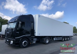 Trinacria-Autoveicoli S.r.l. Autocarro Camion Furgone Semirimorchio Lamberet isotermico frigo Carrier Vecto1800 MT sponda montacarichi retrattile 2011