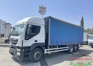 Trinacria Autoveicoli S.r.l. Autocarro Camion Furgone Iveco Stralis 260S31 centinato 2014