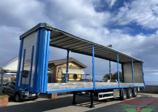 Trinacria Autoveicoli S.r.l. Autocarro Camion Furgone cassone frigo Zorzi Semirimorchio centinato 13,60 Carmosino 2000