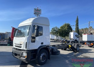 Trinacria Autoveicoli S.r.l. Autocarro Camion Furgone Iveco Eurocargo 190EL30 cabina letto tetto lato 2011