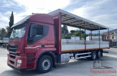 IVECO STRALIS AT260S48 CASSONE CON CENTINA E TELO 9,60