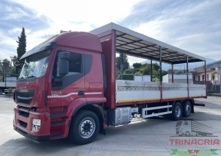 Trinacria Autoveicoli S.r.l. Autocarro Camion Furgone Iveco 260S48 cassone con centina e telo 3 ASSI 2015