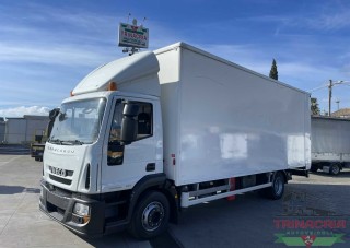 Trinacria Autoveicoli S.r.l. Autocarro Camion Furgone Iveco Eurocargo 140E25 furgone e sponda 2014